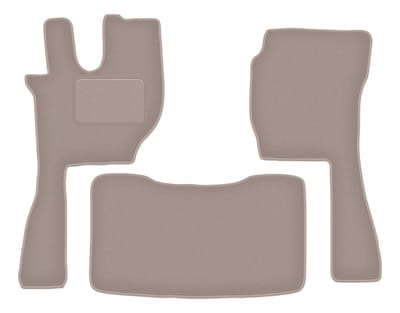 Beige velours matten voor: Volvo FH16 - 4e generatie Automaat (2012-)