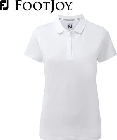 Footjoy Stretch Pique Dames Polo Shirt wit