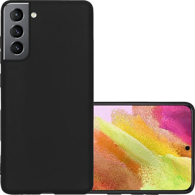 Hoesje - Geschikt voor Samsung Galaxy S21 FE - Sterk & Shockproof - Hoes Cover - Siliconen Case - Zwart