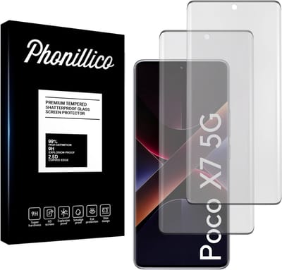 Screenprotector voor Xiaomi Poco X7 5G - 2 stuks Beschermglas van glas Transparante glazen schermbeschermfolie