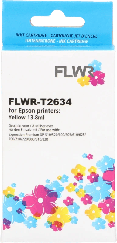 FLWR Epson 26XL geel (Huismerk (compatible))