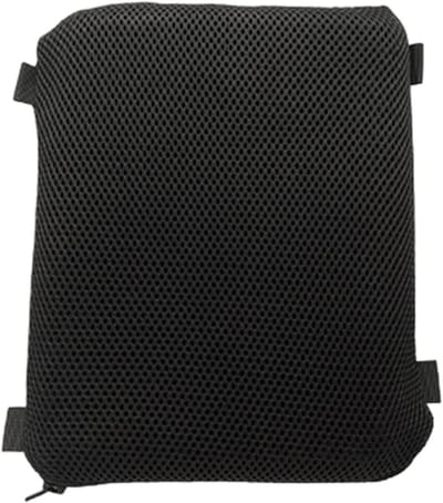 Motorstoelkussen - Zitkussen Motor - Comfortabel Rijden - Schokabsorberende Honingraatstructuur - 37 cm - Zwart