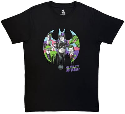 DC Comics Batman - Batman & Co Heren Tshirt - S - Zwart