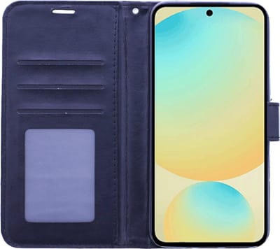 Portemonnee Book Case Hoesje Geschikt voor: Samsung Galaxy A36 - Zwart