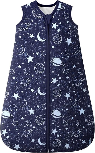 Baby Slaapzak - Wikkeldeken baby - Warm de winter - 2.5 Tog - 12-18 maanden - Blauw Planet
