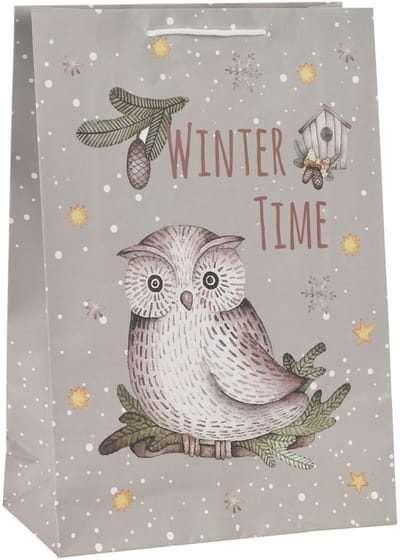 Cadeautasje winter geschenktasjes multicolor 24 stuks cadeau.
