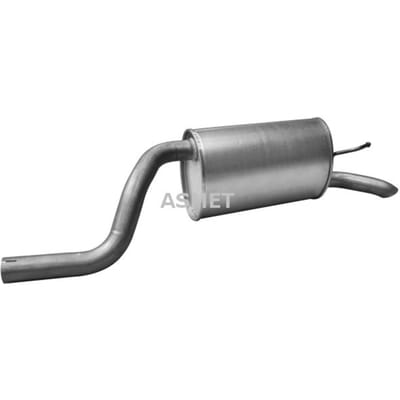 Geluiddemper achter ASMET 16.081