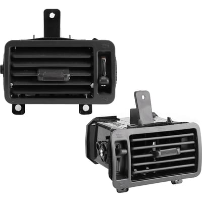 Paire Sortie d'Air Tableau de Bord Bouche d'Aération Climatiseur Gauche + Droite Convient pour Mitsubishi Pajero Montero Shogun V31 V32 V33 V43 black
