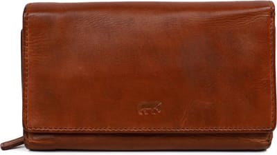 Bear Design Marit Overslagportemonnee - Cognac