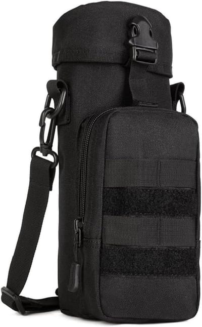 Tactische flessenhouder, militaire drinkfles, zak, Molle 1000D nylon ketel, waterfleshouder, duurzame flessenhouder, voor kamperen, wandelen