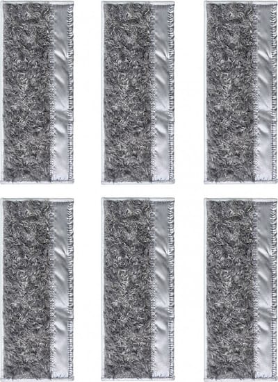 6-pack - Pads voor droog dweilen - Geschikt voor Irobot Braava M6 - Wasbare pads nat dweilen - Robot Mop Vervanging Accessoires - Herbruikbare dweilpads - niet origineel - dweilen pads