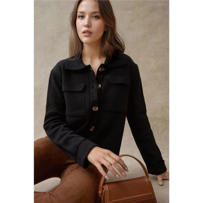Geknoopte cardigan met zakken