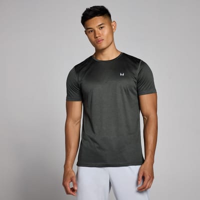 MP Tempo gemêleerd T-shirt voor heren - Verwassen zwart - XS