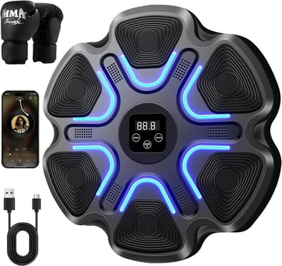 Slimme Boksmachine met Muziek en Bluetooth voor Training Binnen