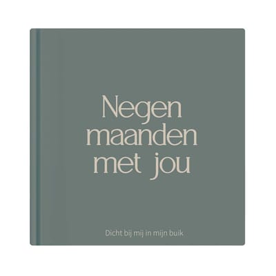 Writemoments zwangerschapsdagboek - Negen maanden met jou - Groen