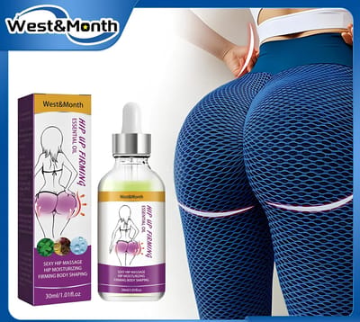 West & Month Hip Up Firming Essential Oil | billen olie | verstevigende billen olie | butt lifting oil | booty lift olie | bilvergroting olie | heupvergroting olie | ronde billen krijgen | booty firming oil | anti cellulitis olie | bilmassage olie