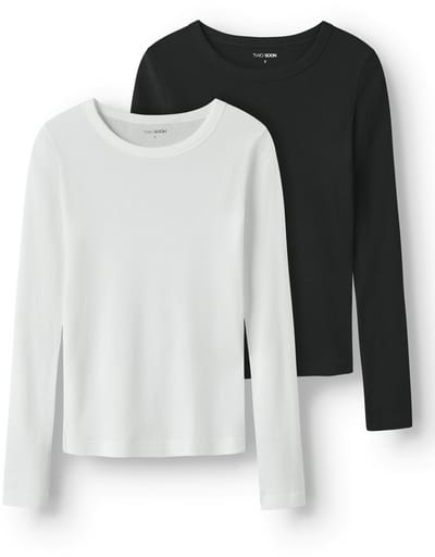 NAME IT - TAFRIX 2P LS TOP NOOS - Dames - Blouses