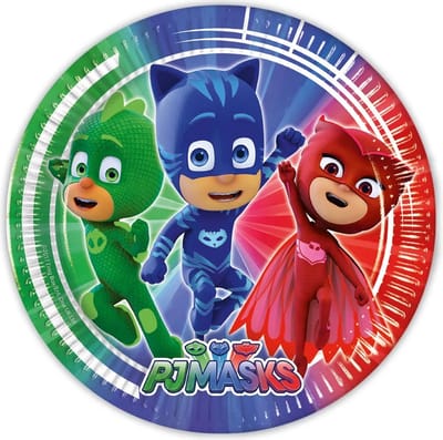 Vegaoo - 8 PJMasks borden 23 cm
