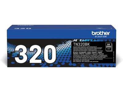Brother Toner TN-320BK Origineel Zwart 2500 bladzijden TN320BK