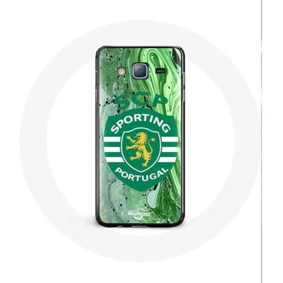 Samsung Galaxy J3 2016 hoesje scp sportieve portugal groene achtergrond