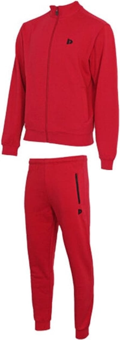 Donnay - Joggingsuit Pike - Joggingpak - Heren - Berry-red (040) - maat XL