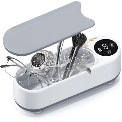 Ultrasone reinigingsmachine - Ultrasoon reinigingsapparaat - Ultrasoon Juwelen Reinigingsmachine - Ultrasone Reinige - Reinigingsapparaat voor Sieraden en Brillen - Ultrasone Reiniger - Sieraden Reiniger - Reinigingsapparaat
