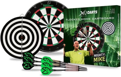 Professioneel Dartbord Set, Inclusief 6 Stalen Darts, 2cm Dik