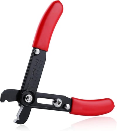 Verstelbare Draadstripper - Draadknipper Tang - Elektrisch Werk - Veerbelast Ontwerp - 151 cm Lengte - Rood