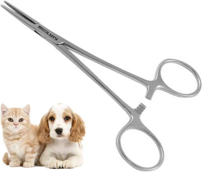 MEDLUXY® PET - Oortang - Recht - 15.5 cm - L (Oorpincet voor dieren, klemschaar)