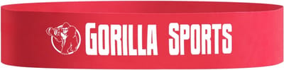 Gorilla Sports Fitnessband - Rood - 1,0 mm - Weerstandsband