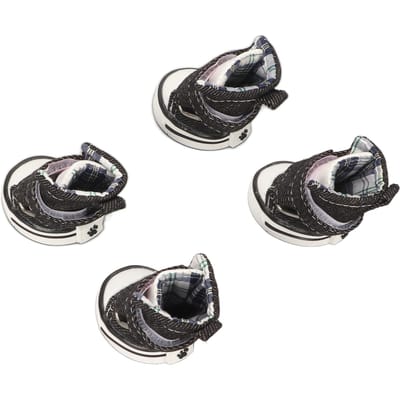 4 stuks Canvas Puppy Schoenen Mode Schattig Alle Seizoenen Ademend Slipweerstand Huisdier Sportschoenen voor 4