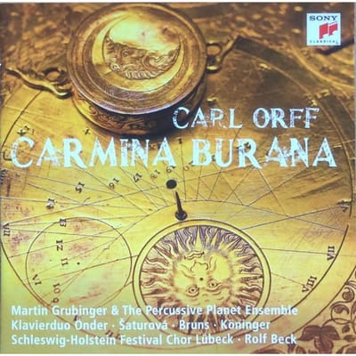 CD ORFF, V. - CARMINA BURANA  88697995112 Sony Classical 2011 Duitsland Klassiek Gebruikt beige