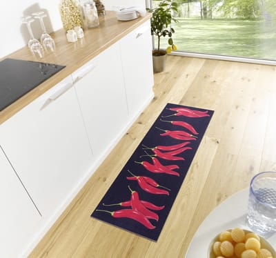Flycarpets Loper - Peper - Rood 50x150 cm