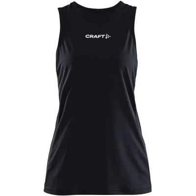 Craft Rush Slim Singlet Dames - Zwart | Maat: XS