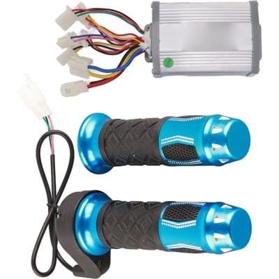 24V 800W Borstelmotor Snelheidsregelaar met Gashandvat voor Scooter Elektrische Driewieler Fiets white
