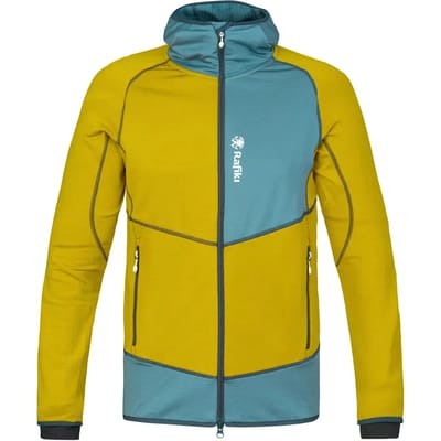 Rafiki Ascent Fleece Met Volledige Rits Geel M Man