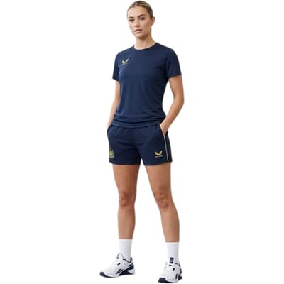 Castore Dames/Dames Newcastle United FC Voetbalshort (Koolstof)