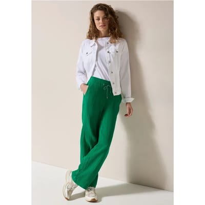 Wide Legs mousseline broek
