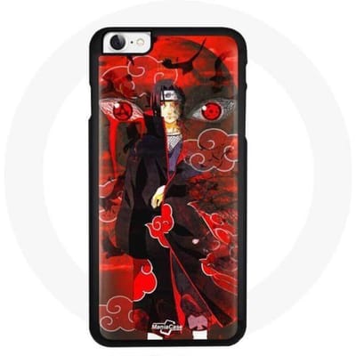 Coque maniacase pour Iphone SE Itachi Uchiwa Narutu Anime zwart