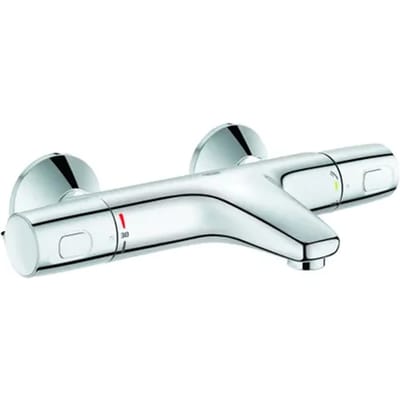 GROHE Precision Trend Thermostatische Badkraan - 15cm - Waterbesparend - Met omstelling - Chroom