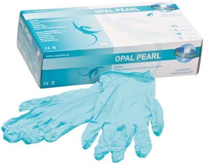 Unigloves wegwerphandschoenen Opal Pearl, maat S, de beste koop wegwerphandschoenen voor kapper, styliste, schoonheidsspecialiste, tatoeëerder & zorgverlener!