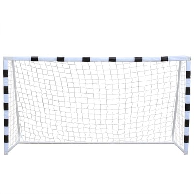 Opvouwbaar Voetbaldoel - Voetbalgoal - Voor Kinderen - Buitenspeelgoed - 305 X 201 cm - Zwart