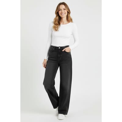 Cars Jeans Feya Denim Black Used Maat: W32L30 | Jeans Outlet | Dames | Zwart