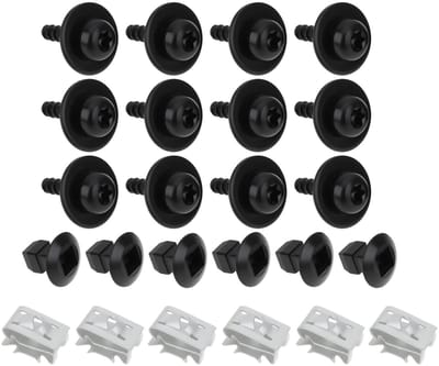 Dailygoods - 24 Stuks Wielboog Schroeven Clips Kit voor VW Golf
