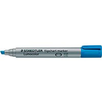 STAEDTLER flipchartmarker Lumocolor blauw, 2-5 mm, wigvormige punt