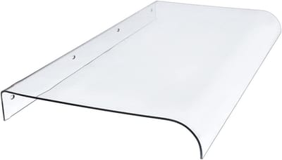 Tuinluifel - Regenscherm Buiten - Bescherming tegen Weer - Schokbestendig Polycarbonaat - 3.5 mm Dik - Transparant