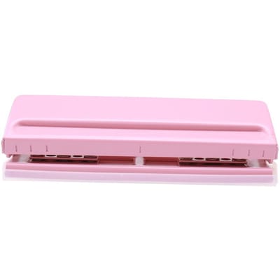 Verstelbare 6-gaats desktop perforator voor A4 A5 A6 B7 Zuivelplanner Organizer Zes-ringband met capaciteit voor 6 vellen