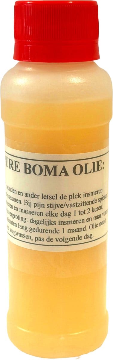 Boma olie Suriname– puur – 110 ML – ambachtelijk geproduceerd