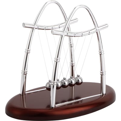 Newton's Cradle Balans Stalen Ballen Natuurkunde Wetenschap Slinger Ornamenten Speelgoed Bureau
