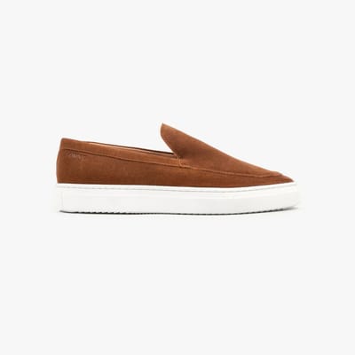 Omnio malton loafers heren chesnut suède